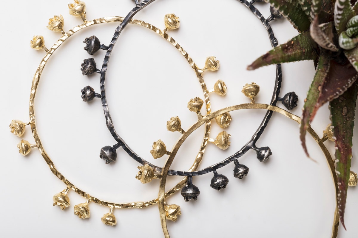 Vergoldeter Armreif Natur Inspirierter Waldschmuck Vergoldeter Armreif Natur Inspirierter Waldschmuck von TamyZurTachshit