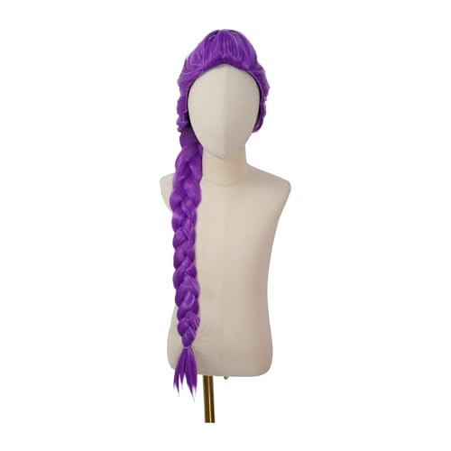 Halloween Anime Cosplay Perücken, Demons Hunters Kostüm Perücke, Anime-Dämon Cosplay-Perücke Braids Haarzubehör Requisiten Für Bühnenaufführung Party Festival von Tanakeji