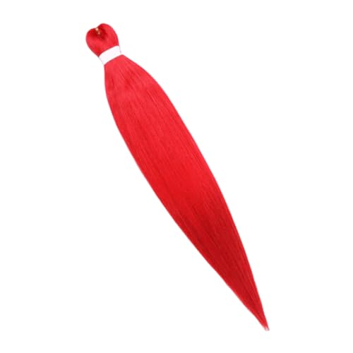 Tanakeji 76cm Pre Stretched Braiding Haare, Colored Braiding Hair, Devil Hunter Anime Perücke, Geflochtener Zopf Haarteil Für Kinder Parties Urlaub Karneval Deko von Tanakeji