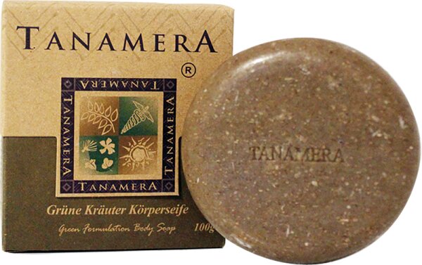 Tanamera Grüne Kräuter Körperseife 100 g von Tanamera