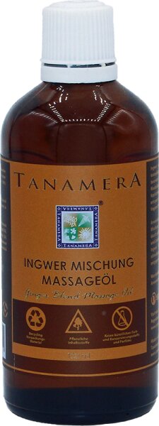 Tanamera Ingwer Mischung Massageöl 100 ml von Tanamera