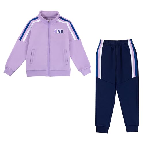 Tancefair Mädchen Trainingsanzug 2-teiliges Mädchen Sweatsuit Set Sportanzug Jogginganzug Jacke und Hose Sportswear Jogger Set für Kinder Mädchen (4–15 Jahre) von Tancefair