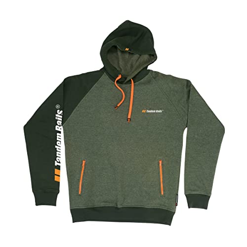 Tandem Baits Leichte Herren Sweatshirt | Hoodie mit Kapuze | Kapuzenjacke für Männer | Tactical Zip Hoodie | Atmungsaktiv und leicht | Camping Angeln Wandern Outdoor Sport Training Plus Size XXL von Tandem Baits