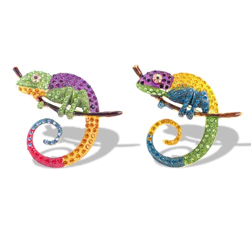 Tanduaji Brosche Stift Chamäleon Eidechse Damen Schmuck Emaille Zum Hochzeit Braut von Tanduaji