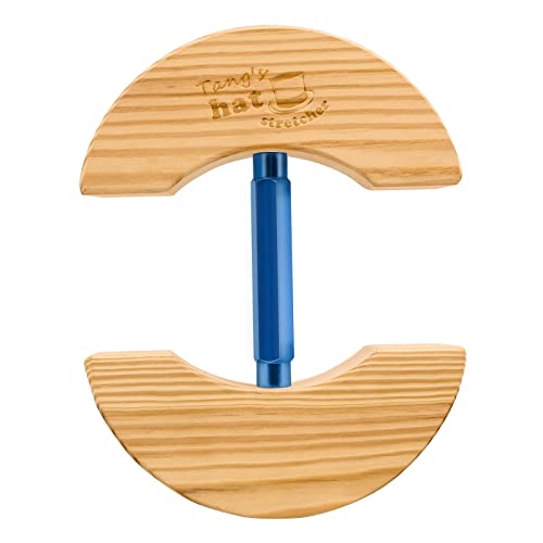 Tang's Holzhut Stretcher Einheitsgröße Unisex Erwachsene Hutformer mit verstellbarem Spannschloss Anzüge für alle Hüte, blau, Large Tang's Holzhut Stretcher Einheitsgröße Unisex Erwachsene Hutformer mit verstellbarem Spannschloss Anzüge für alle Hüte, blau, Large von Tang's