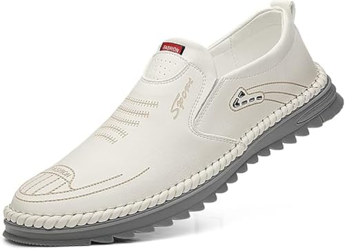 TangDao Herren Slip On Loafer Mokassin Flache Komfort Freizeitschuhe Kunstleder Leicht Bootsschuhe Fahren Schuhe,42,Weiß TangDao Herren Slip On Loafer Mokassin Flache Komfort Freizeitschuhe Kunstleder Leicht Bootsschuhe Fahren Schuhe,42,Weiß von TangDao