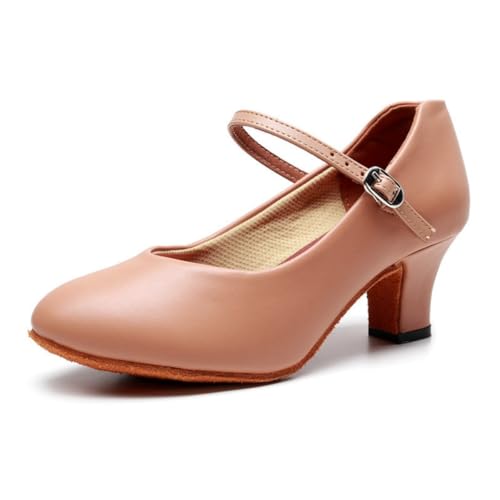 Tanzschuhe Damen mit Absatz Professionelle Tanzschuhe Latein für Damen EU 41(Schmal) Braun Wildledersohle Tanzschuhe Damen mit Absatz Professionelle Tanzschuhe Latein für Damen EU 41(Schmal) Braun Wildledersohle von TangDao
