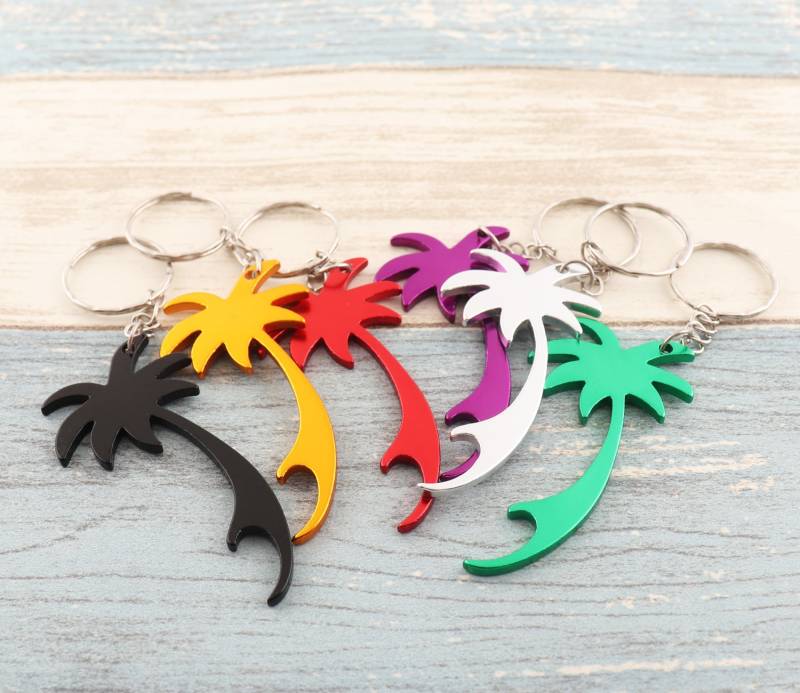 Kokosbaum Flasche Öffner Schlüsselanhänger Für Dekoration Weihnachtsgeschenksix Farbwahl Einzigartige Bild Türöffner von TangDynastyCrafts