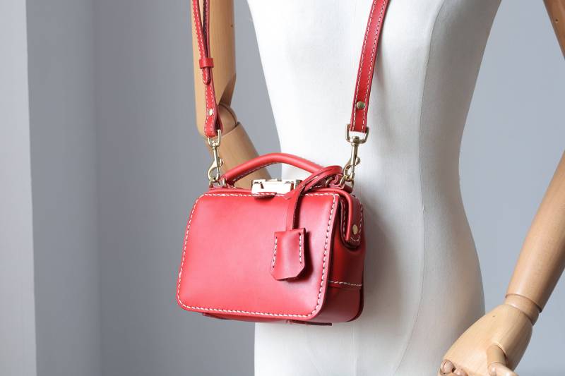 Dulles Doktortasche-Damen Rindsleder Handtasche Handgemachte Schultertasche von TangentLinearLeather