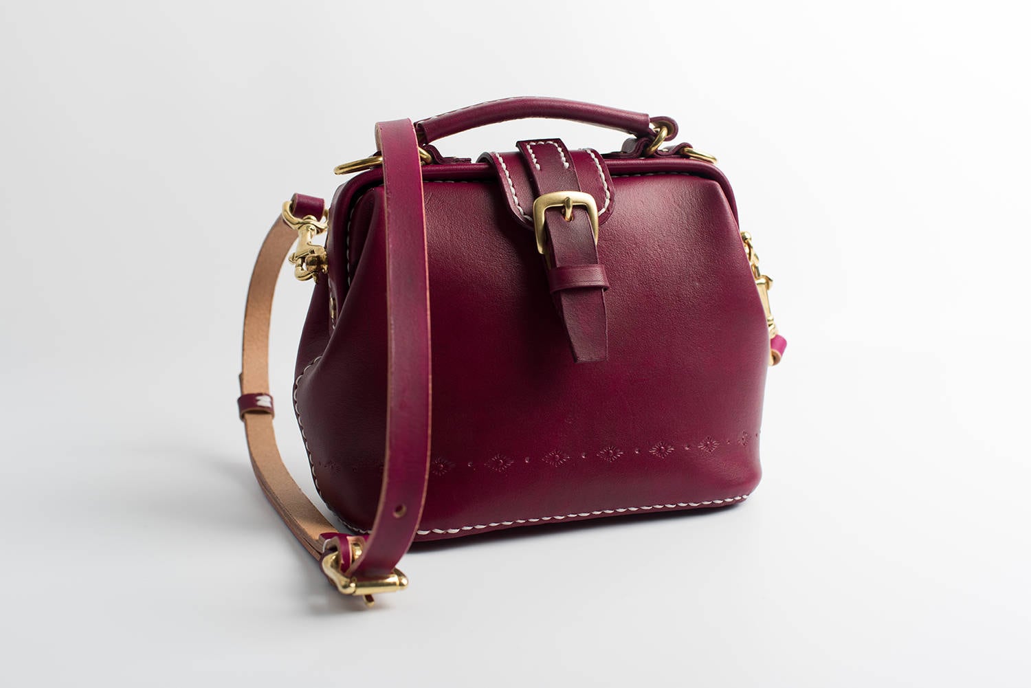 Handgefertigte Leder Arzttasche Weinrote Rindsleder Top Griff Tasche Handgefertigte Leder Arzttasche Weinrote Rindsleder Top Griff Tasche von TangentLinearLeather