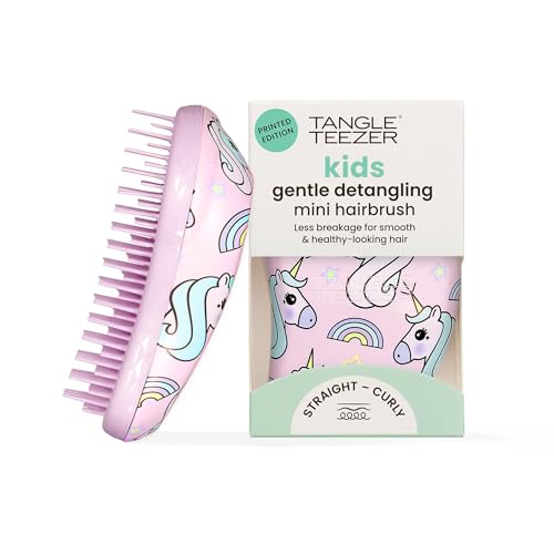 Tangle Teezer Kleine Original Haarbürste – Für Nasses & Trockenes Haar – Entwirrungsbürste für Alle Haartypen – Perfekte Bürste für Kinder & Reisen – Einhorn-Zauber von Tangle Teezer