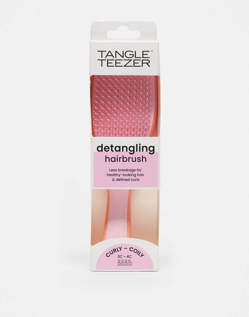 Tangle Teezer - The Ultimate Detangler Naturally Curly - Entwirrende Haarbürste für Naturlocken in Mango-Rosa-Keine Farbe von Tangle Teezer