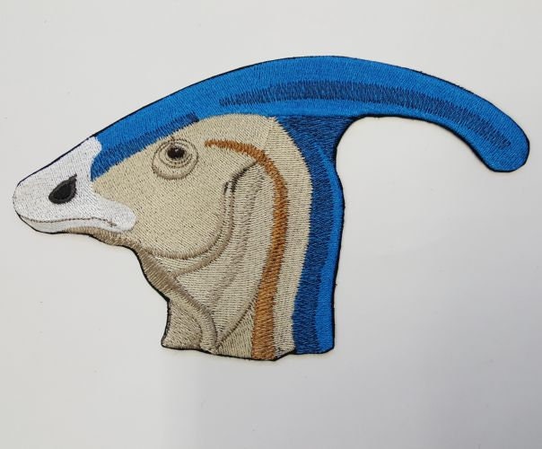 Parasaurolophus Head Dinosaurs Embroidered Patch Ist in 2 Größen Erhältlich von TangledThreds