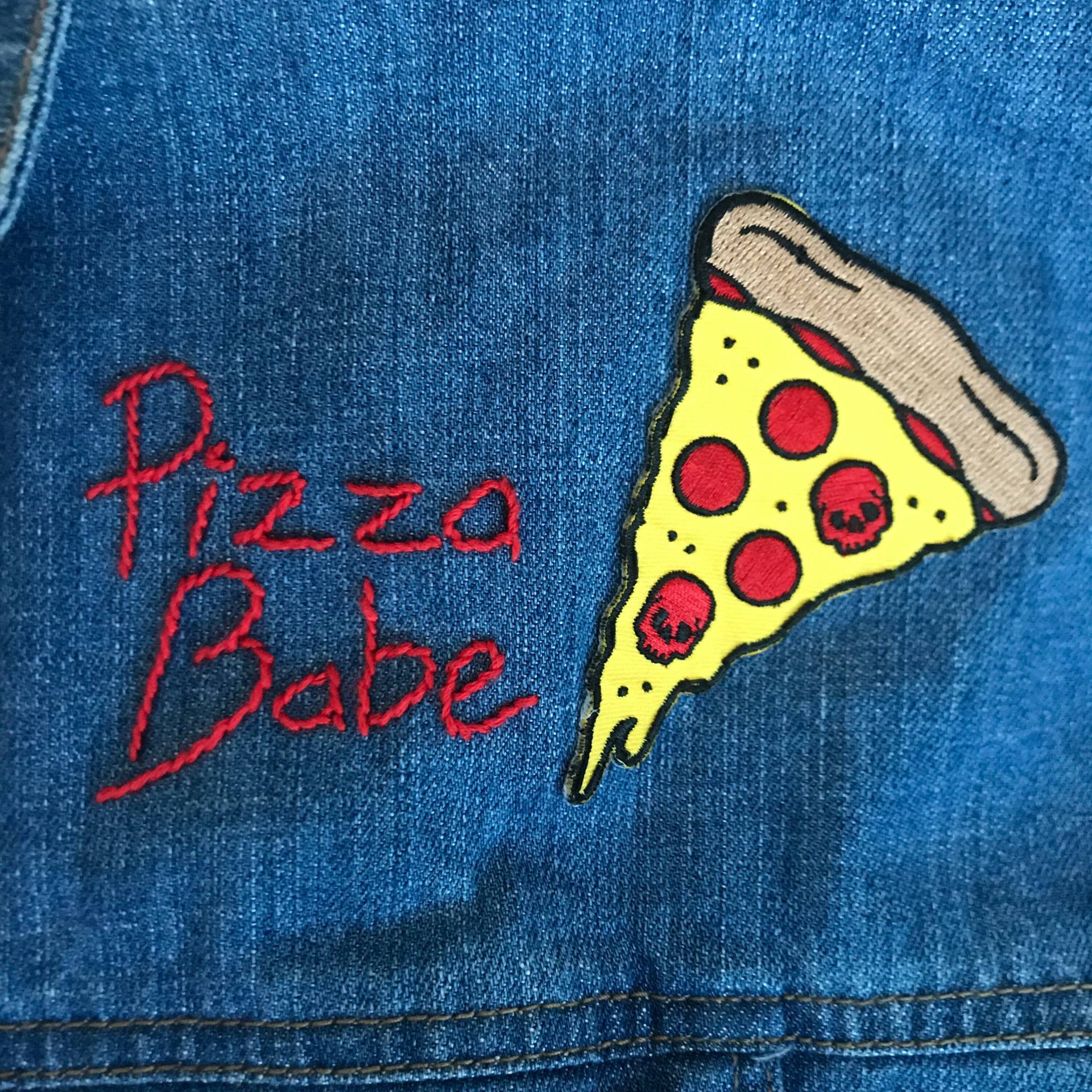 Benutzerdefinierte Vintage Jeansjacke Benutzerdefinierte Vintage Jeansjacke von TangledThredzDesigns