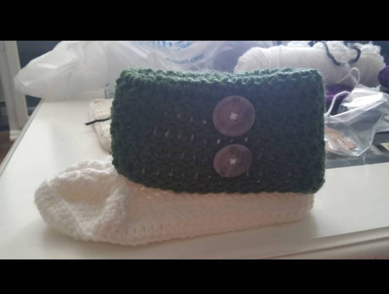 Erwachsenen Babyschuhe von TanglezbyRebecca