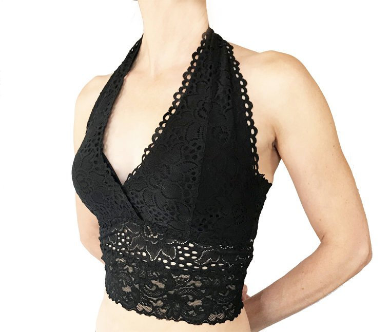 Spitzenhalfter;tango Top; von TangolevaDancewear