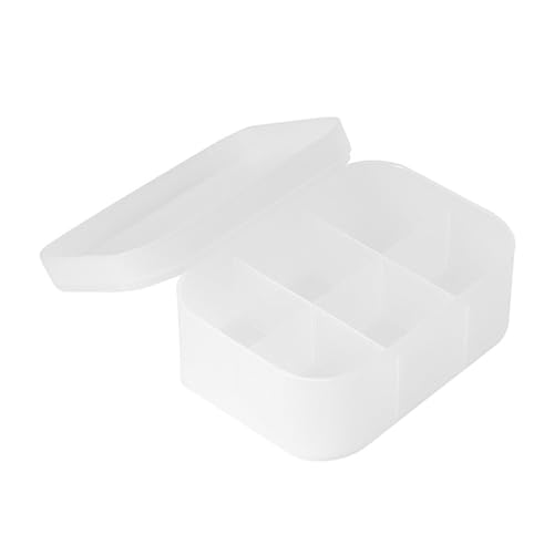 Kosmetik-Organizer, Staubdichter, Multifunktionaler Make-up-Koffer aus Satin für Schlafzimmer (S Größe 6 Fächer) von Tangxi