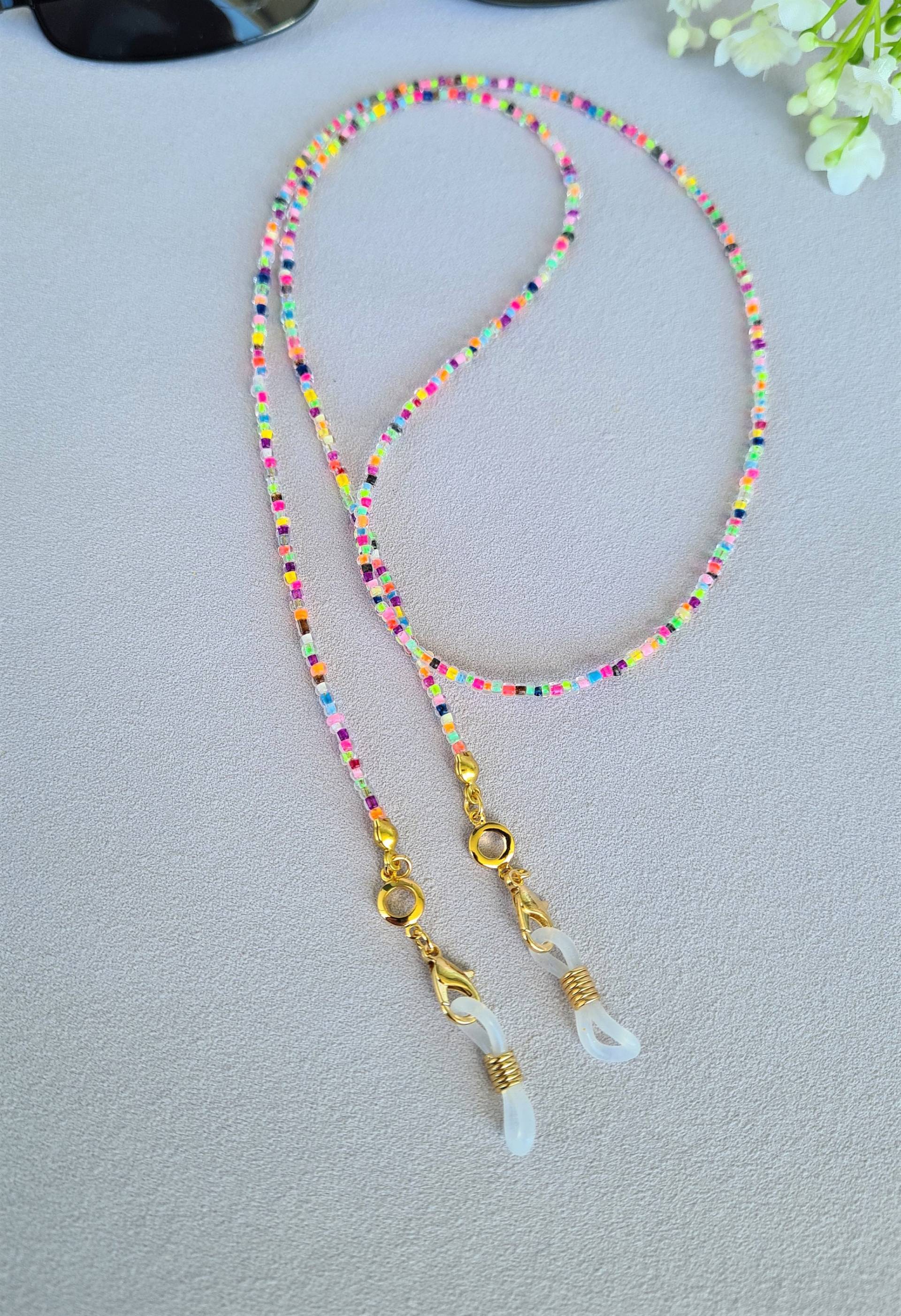 Bunte Brillenkette von TaniaKreationen