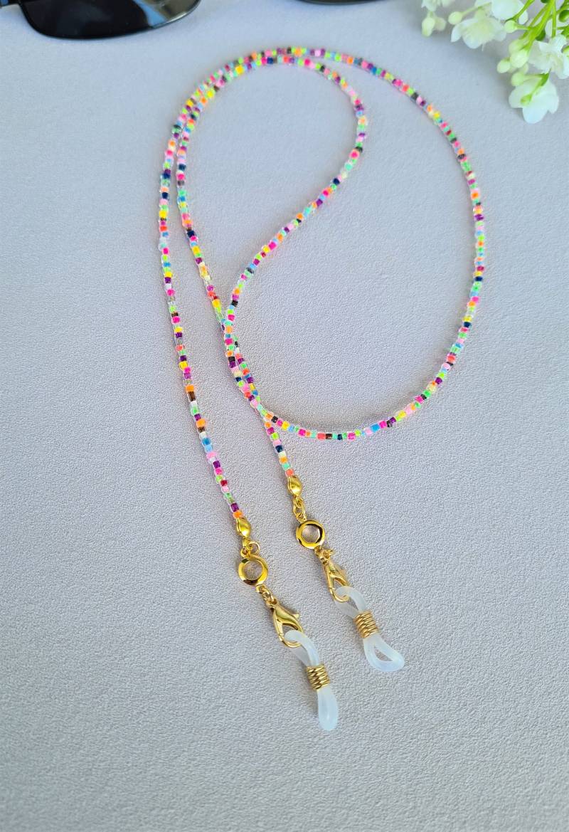 Bunte Brillenkette von TaniaKreationen