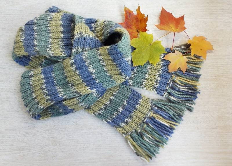 Wolle Alpaka Hand Gestrickte Extra Lange Warme Winter Schal Mit Fransen von TaniaNeedleArt