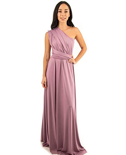 Taniri Infinity Kleider für Brautjungfern - Umstandskleid - Weihnachtskleid für Frauen - Brautjungfernkleid für Hochzeit, Malvenfarben, Einheitsgröße Mehr von Taniri