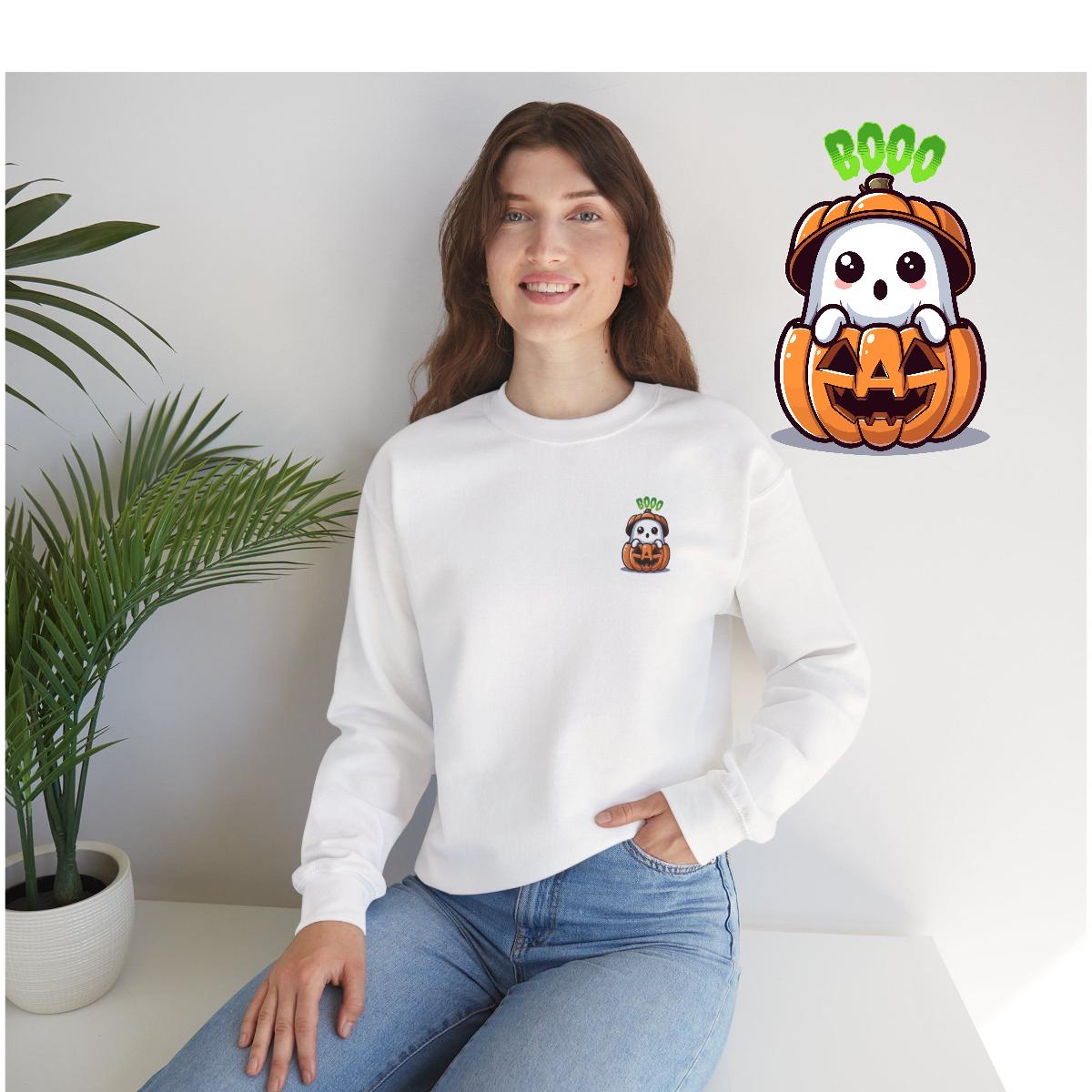 Herbst Pulli Süßer Geist Pullover Kürbis Sweatshirt Kuschelig Warm Winter Damen Und Herren Unisex Herbst Pulli Süßer Geist Pullover Kürbis Sweatshirt Kuschelig Warm Winter Damen Und Herren Unisex von TanitAlpin