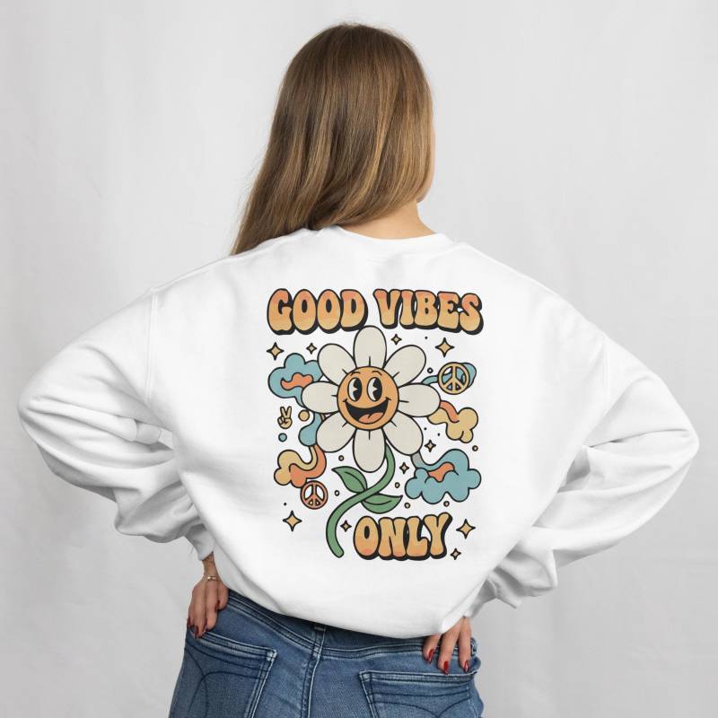 Winter Pulli Good Vibes Only Sweatshirt | Unisex Heavy Blend Crewneck Cozy Gift For Friends Spring Outfits Casual Wear Winter Pulli Good Vibes Only Sweatshirt | Unisex Heavy Blend Crewneck Cozy Gift For Friends Spring Outfits Casual Wear von TanitAlpin