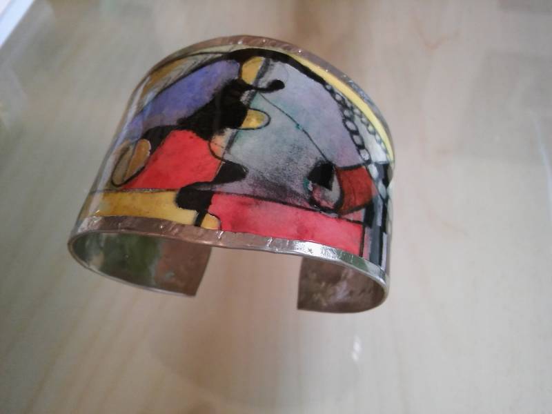 Unikat, Handbemaltes Armband, Nickelfrei Und Wasserfest von TanjaBArt