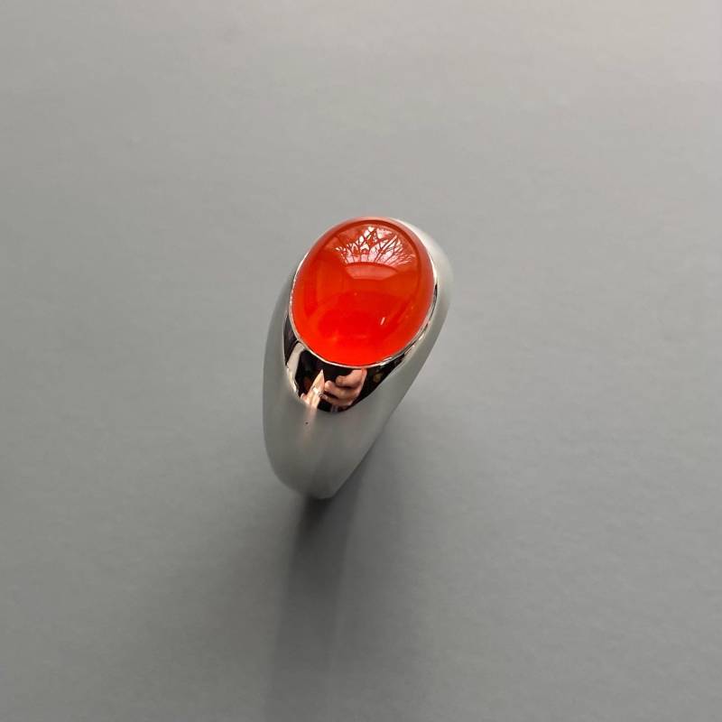 Carneolring Aus Silber von TanjaFruhmannSchmuck