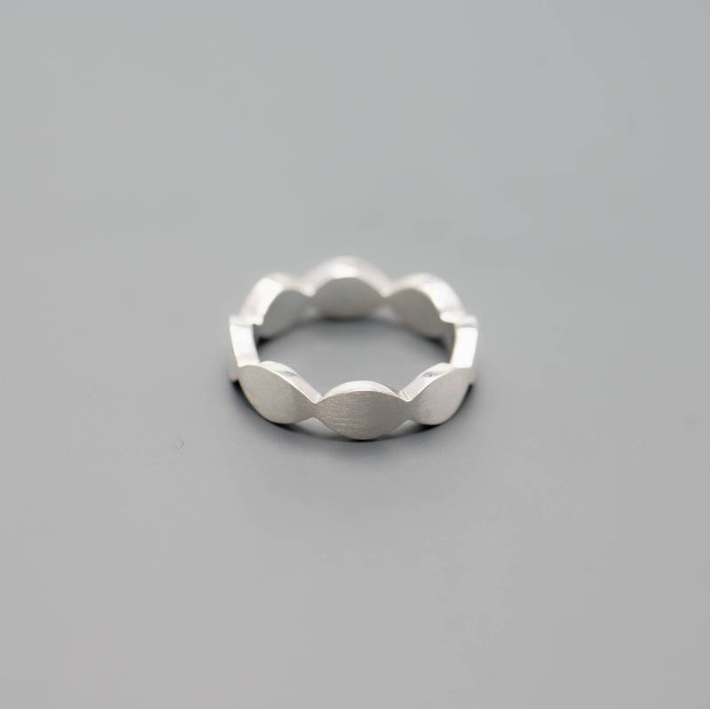 Navettering Aus Silber von TanjaFruhmannSchmuck