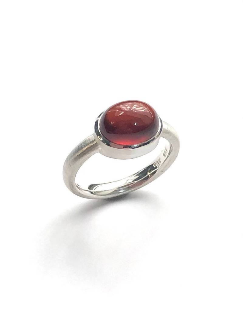 Silberring Mit Mandaringranat von TanjaFruhmannSchmuck