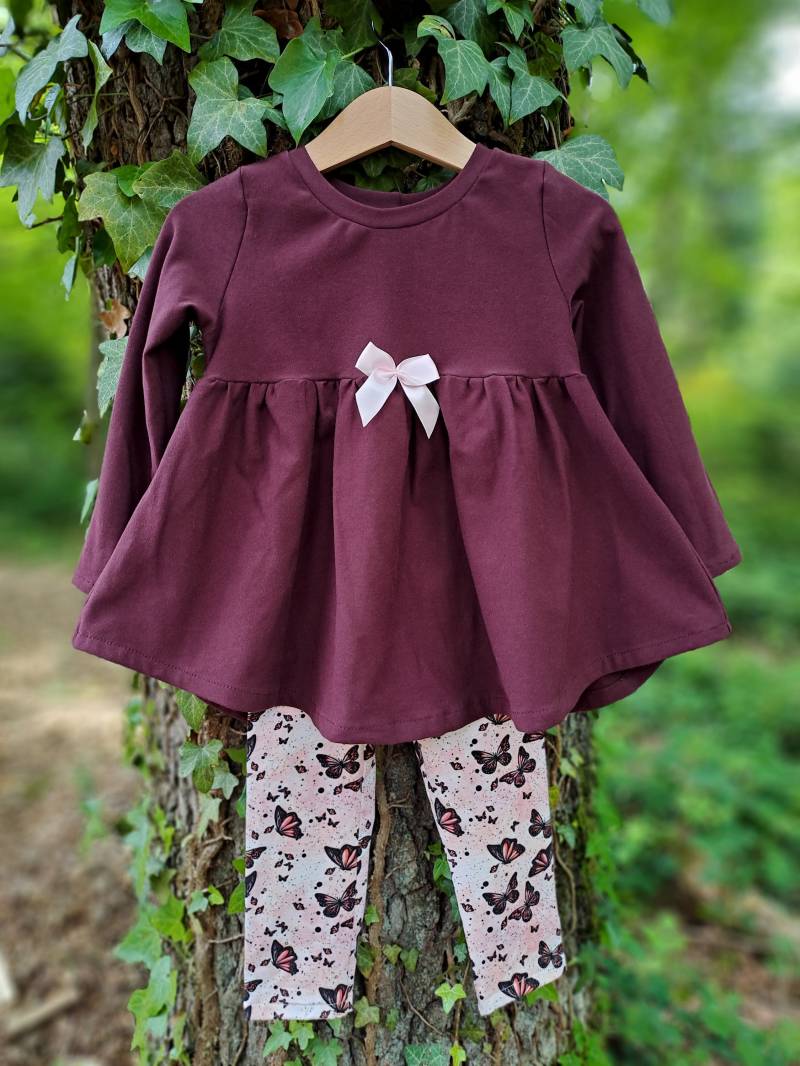 Set Tunika Und Leggings Aus Biobaumwolle Größe 92 von TanjaOpitzDesign