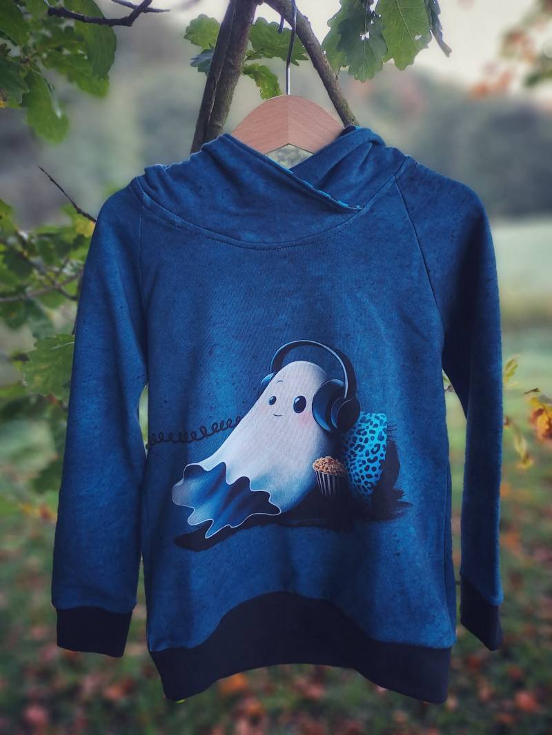 Vorbestellung Bio Kapuzenpullover Gespenst Größe 86 - 158 von TanjaOpitzDesign