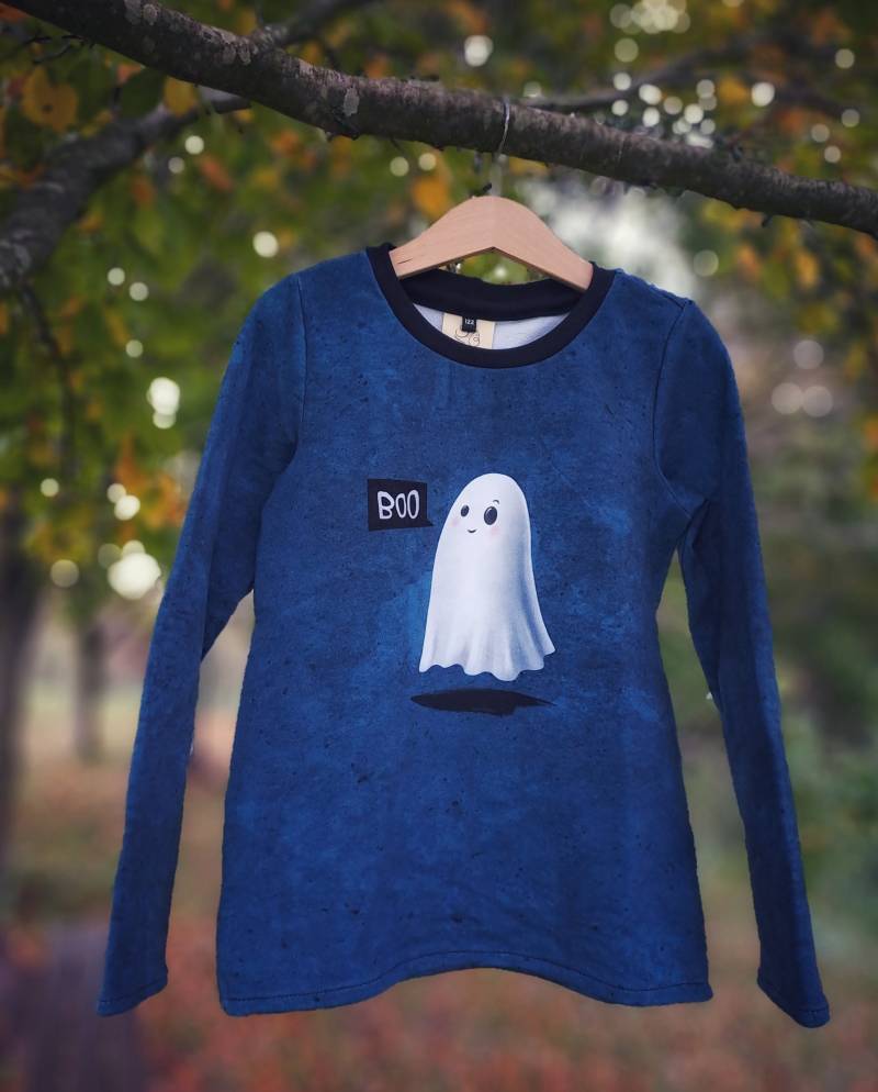 Vorbestellung Bio Langarmshirt Gespenst Größe 86 - 156 von TanjaOpitzDesign