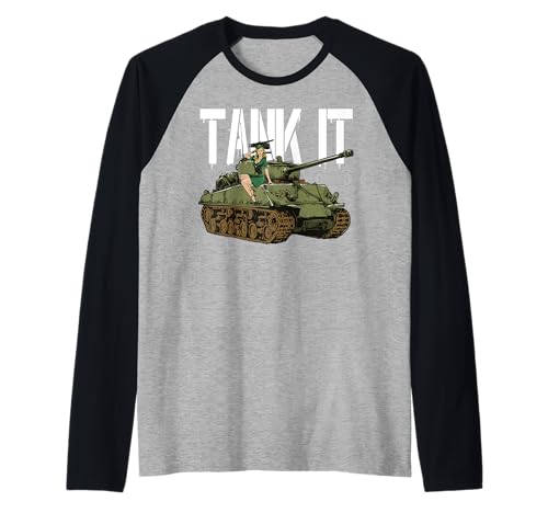 Tank It Pinup Girl und Armeepanzer für Military Boy Raglan Tank It Pinup Girl und Armeepanzer für Military Boy Raglan von Tank of World War 2 Tank It Pinup Girl a WW2 Tank