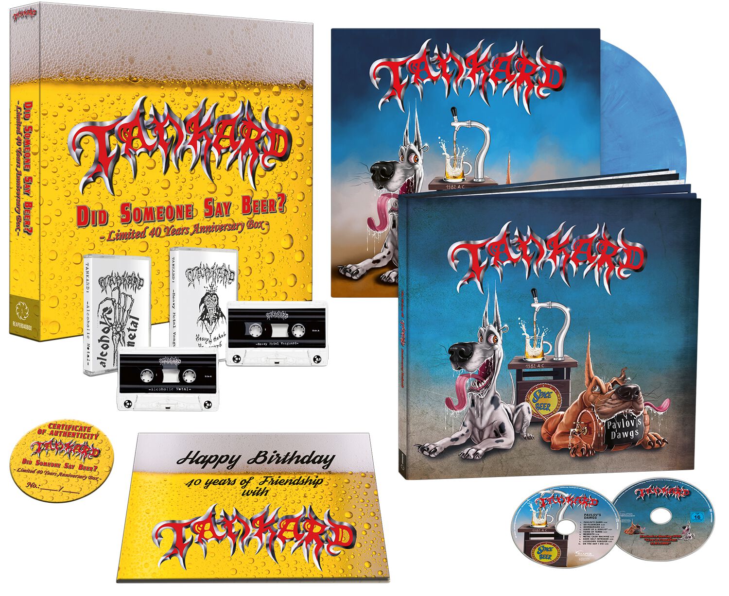 Pavlov's dawgs von Tankard - CD & DVD & LP (Boxset, Limited Edition) von Tankard