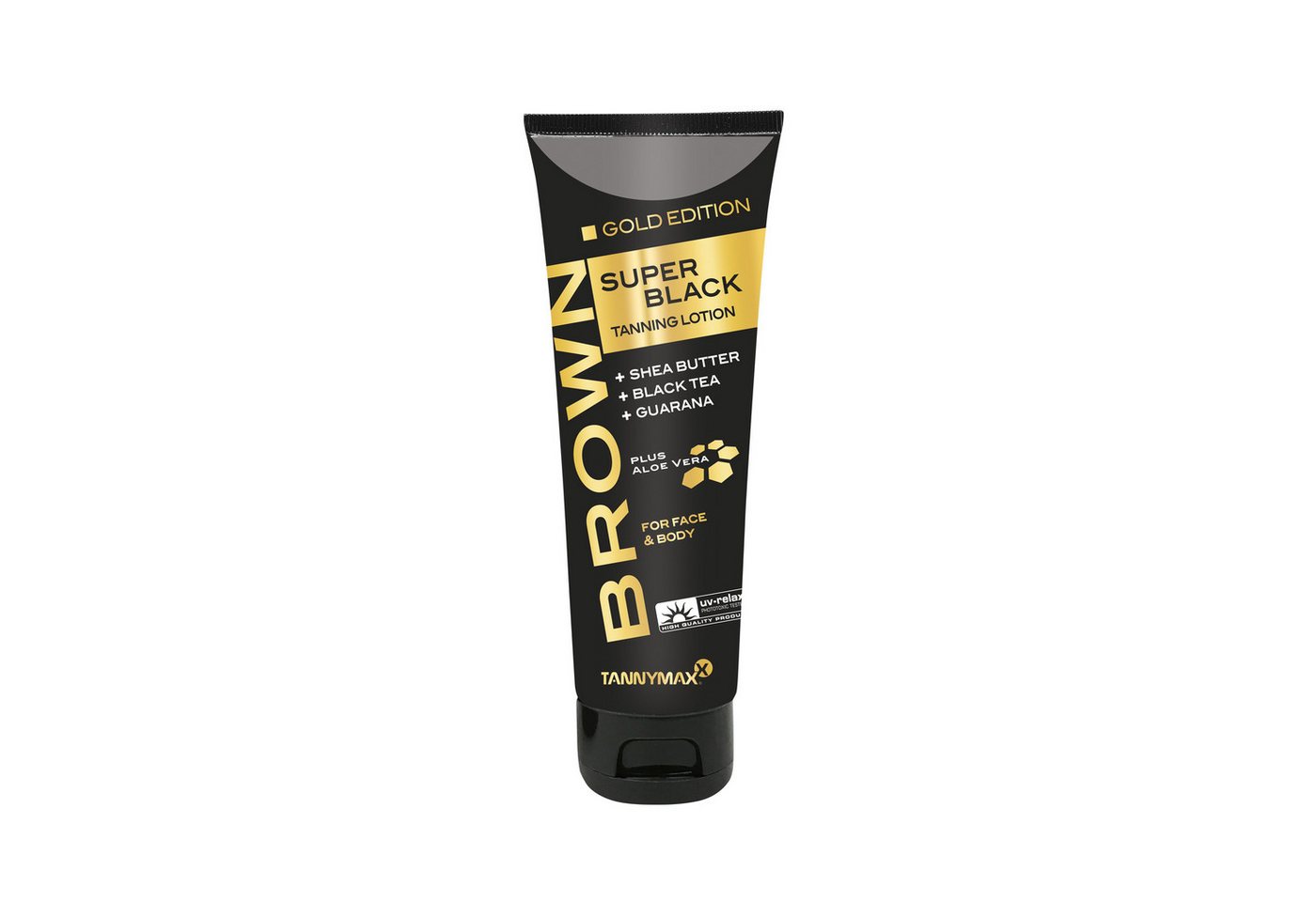 Tannymaxx Selbstbräunungslotion Brown Gold Edition Super Black Tanning 125ml, Ohne Selbstbräuner Tannymaxx Selbstbräunungslotion Brown Gold Edition Super Black Tanning 125ml, Ohne Selbstbräuner von Tannymaxx