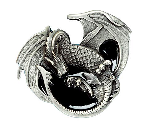 Senga Dragon Gürtelschnalle, Schwarz , One size von Tanside Limited