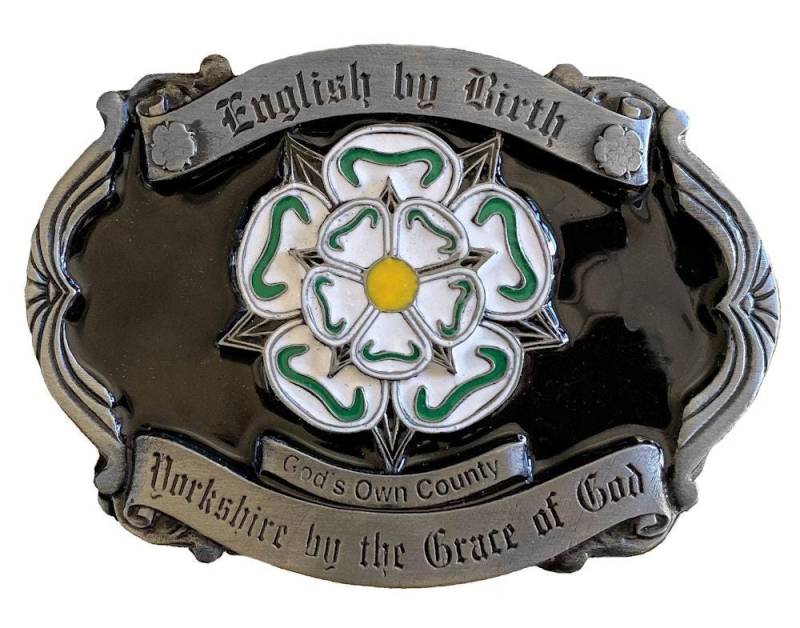 Yorkshire By The Grace God Gürtelschnalle Mit Präsentationsbox von TansideBuckles