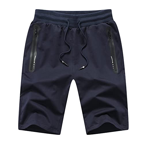 Tansozer Kurze Hosen Herren Shorts Sport Sommer Kurze Jogging Hosen Baumwolle Shorts Herren Gym Shorts Fitness Sweatshorts Schwarz1 Blau2001 XL Tansozer Kurze Hosen Herren Shorts Sport Sommer Kurze Jogging Hosen Baumwolle Shorts Herren Gym Shorts Fitness Sweatshorts Schwarz1 Blau2001 XL von Tansozer