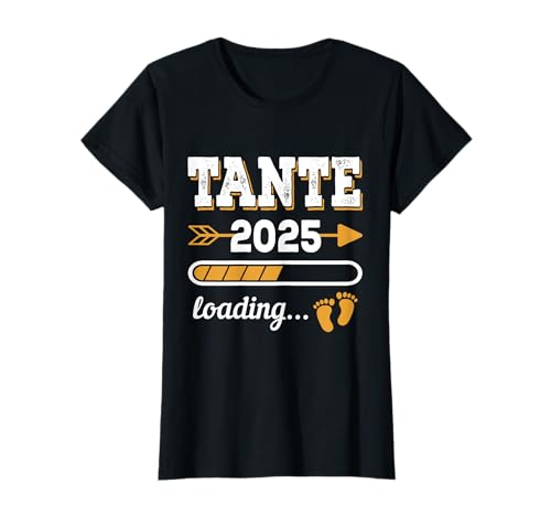 Tante 2025 Loading Vintage T-Shirt - Damen - Zukunftstante - Schwarz - XS Tante 2025 Loading Vintage T-Shirt - Damen - Zukunftstante - Schwarz - XS von Tante 2025 Loading Patentante Geburt Taufe Frauen