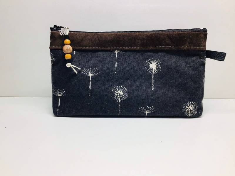 Kosmetiktasche/Kulturbeutel Aus Beschichteter Baumwolle/Leder/Wachstuch Kosmetiktasche/Kulturbeutel Aus Beschichteter Baumwolle/Leder/Wachstuch von TanteDonatella