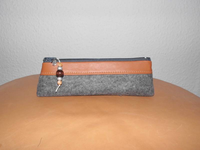 stifteetui "Simple Wool" Leder/Baumwolle stifteetui "Simple Wool" Leder/Baumwolle von TanteDonatella