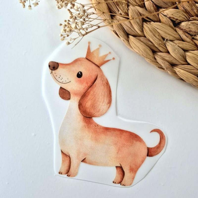 Bügelbild Hund | Dackel Tiere |Bügelbilder Kinder Mädchen Bügelpatch Bügelbilder Jungs von TanteKarloDesign