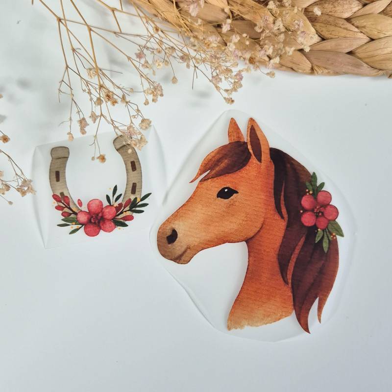 Pferde Bügelbild Set | Pferd Bügelbilder Für Kinder Bügelpatch Tiere Geschenk Mädchen Pferde Bügelbild Set | Pferd Bügelbilder Für Kinder Bügelpatch Tiere Geschenk Mädchen von TanteKarloDesign