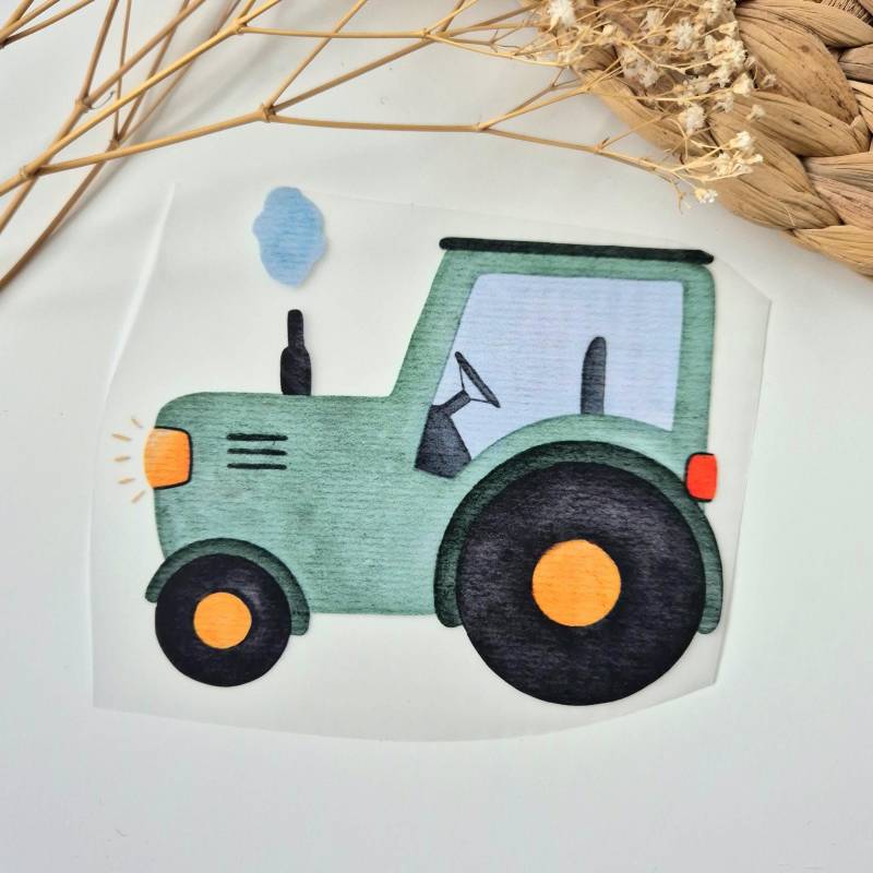 Traktor Bügelbild Für Kinder | Bauernhof Bügelbilder Bild Zum Aufbügeln Jungs Geschenk von TanteKarloDesign