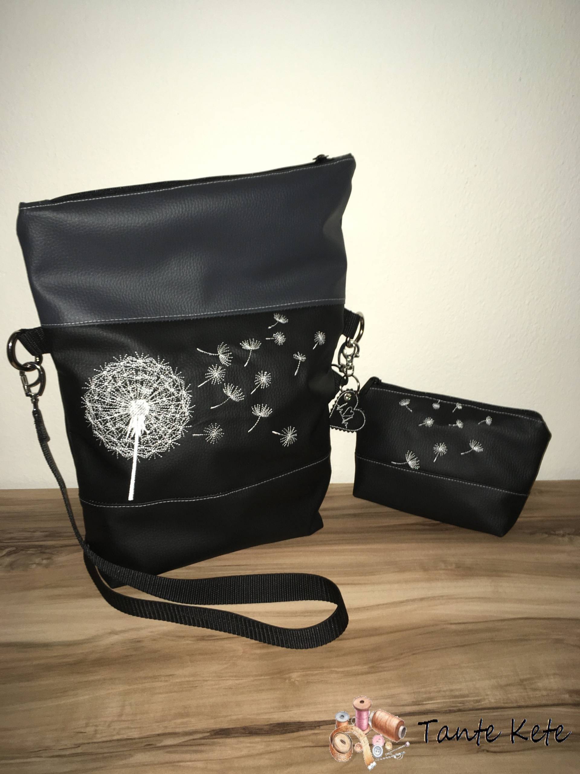 Set S "Foldover-Style" Mit Stickerei Pusteblume Set S "Foldover-Style" Mit Stickerei Pusteblume von TanteKete