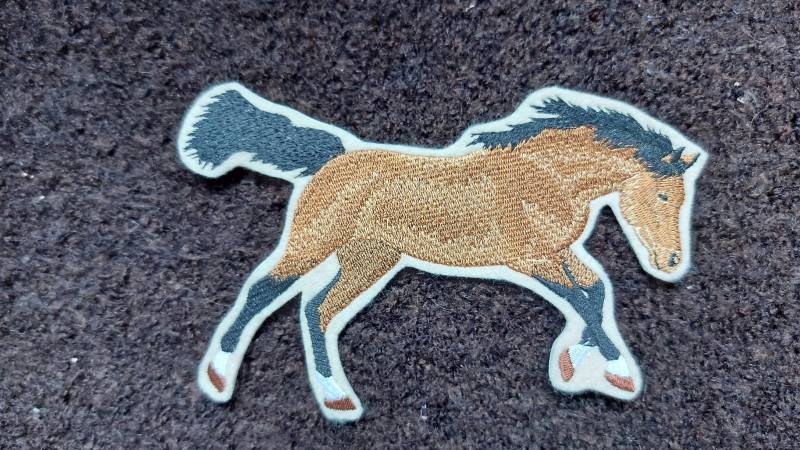 Aufnäher Pferd Galoppierendes Für Die Schultüte von TantePe