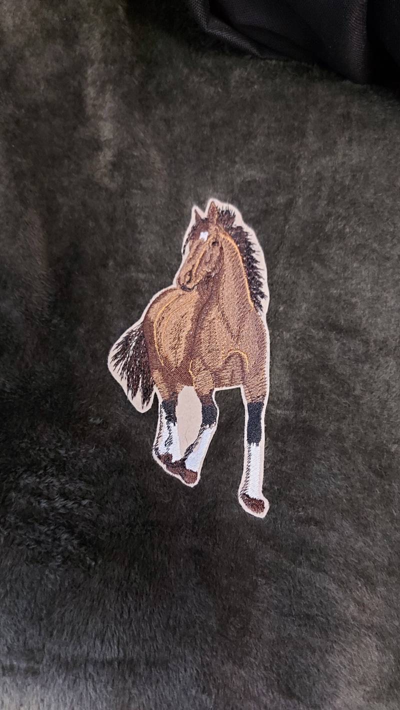 Aufnäher Pferd Laufendendes Für Die Schultüte von TantePe