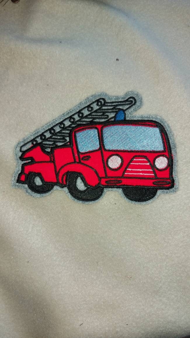 Feuerwehr Drehleiter Applikation Als Option Mit Wunschnamen von TantePe